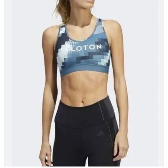 ADIDAS X PELOTON Digi Motion Heat.Rdy Believe This Sports Bra XS - Picture 2 of 10